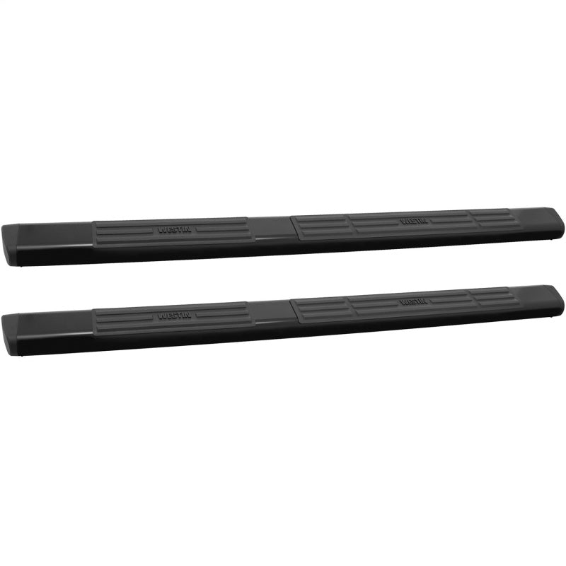 WES Nerf Bars - Premier 6 - Westin Premier 6 in Oval Side Bar - Mild Steel 75 in - Black