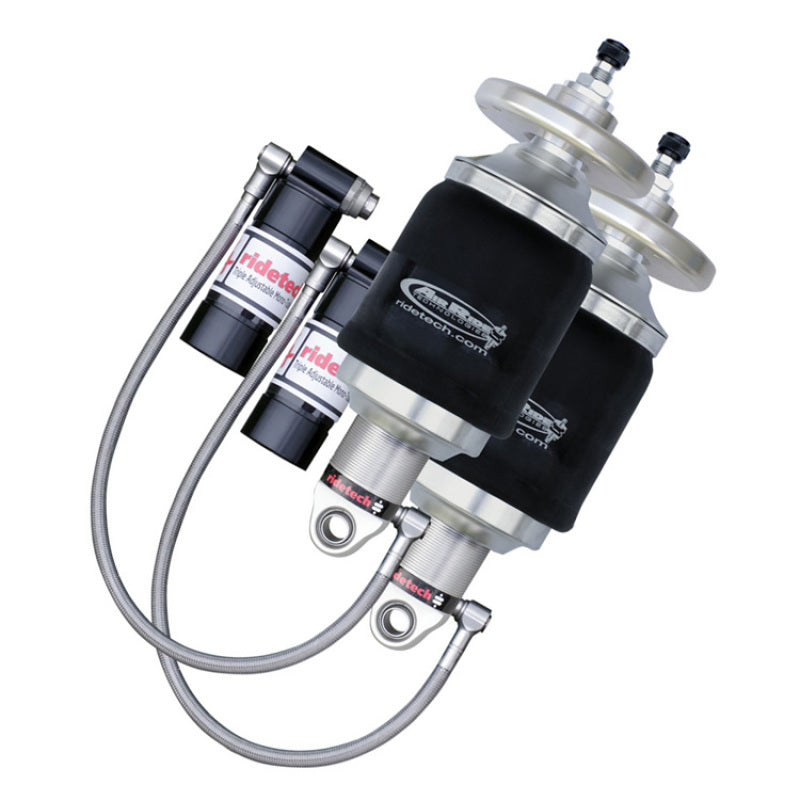RID TQ Air Shock Kits - Ridetech 67-70 Ford Mustang Mercury Cougar ShockWave Front System TQ Series