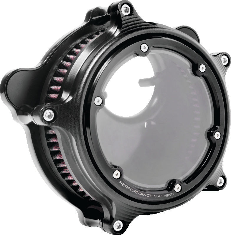 PFM Air Cleaners - Performance Machine Vision Air Cleaner (W/ Bezel) - Black Ops