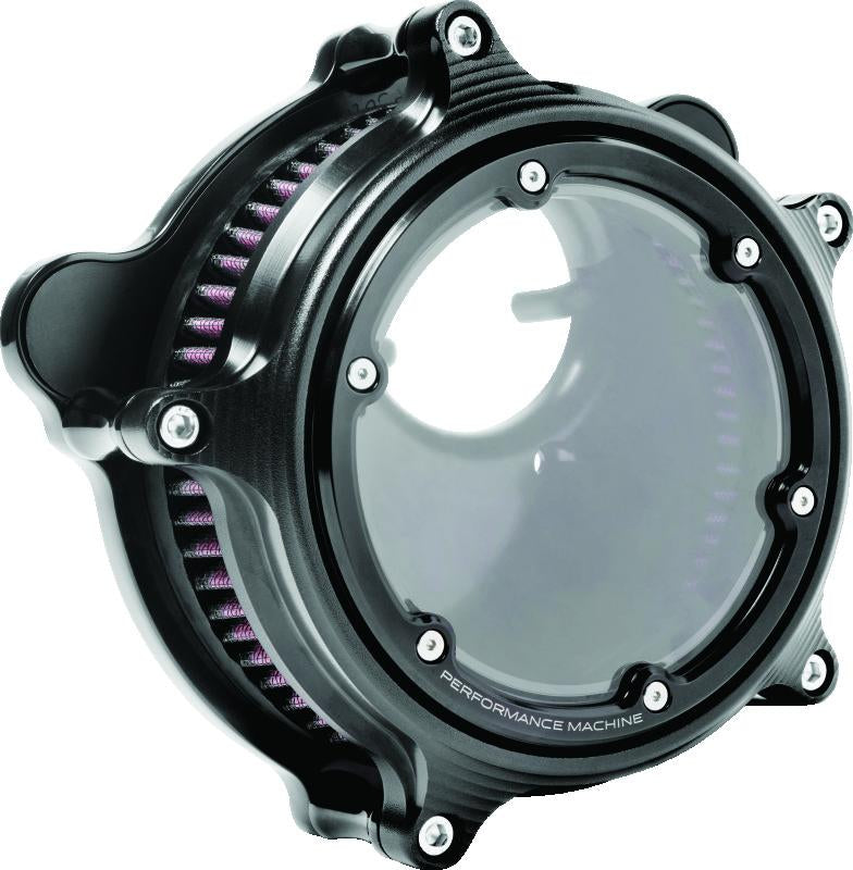 PFM Air Cleaners - Performance Machine Vision Air Cleaner (W/ Bezel) - Black Ops