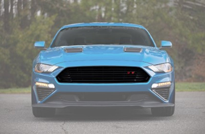 RSH Grilles - Roush 2018+ Ford Mustang Black Upper Grille Kit