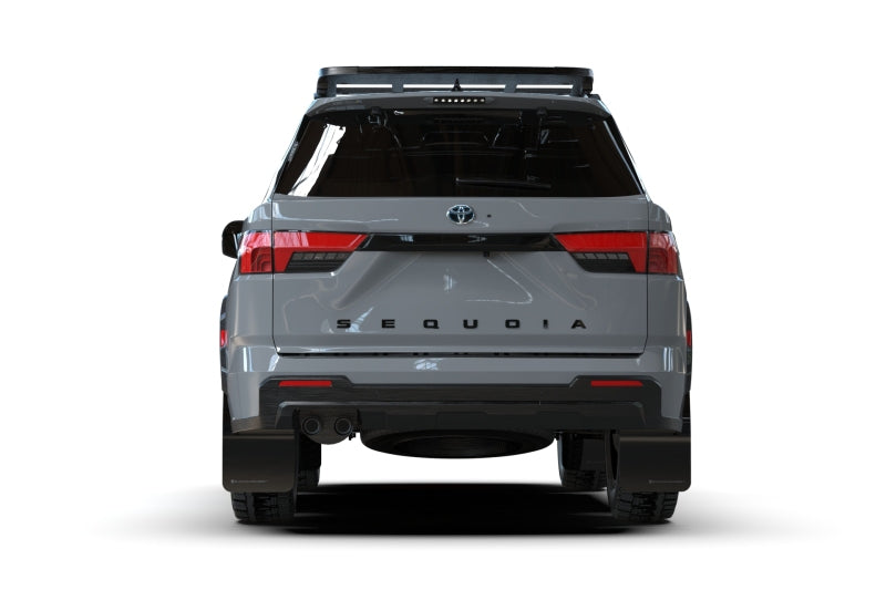 RAL UR Blk Flap/Grey Logo - Rally Armor 23-26 Toyota Sequoia Black UR Mud Flap Grey Logo