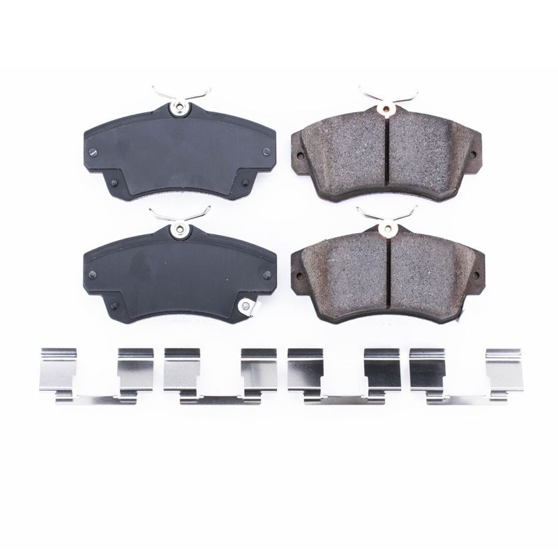PSB Z17 Evolution Brake Pads - Power Stop 01-10 Chrysler PT Cruiser Front Z17 Evolution Ceramic Brake Pads w/Hardware