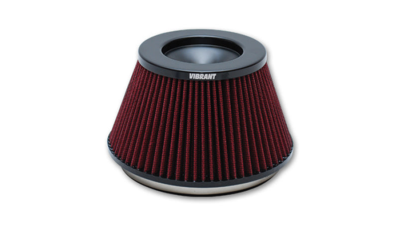 VIB Air Filters - Vibrant The Classic Perf Air Filter 5in OD Conex3-5/8in Tallx6in ID Bellmouth VelocityStack10950-52