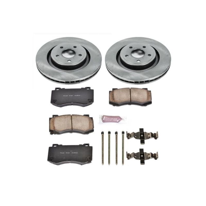 PSB Autospecialty Kit - Power Stop 06-10 Jeep Grand Cherokee Front Autospecialty Brake Kit