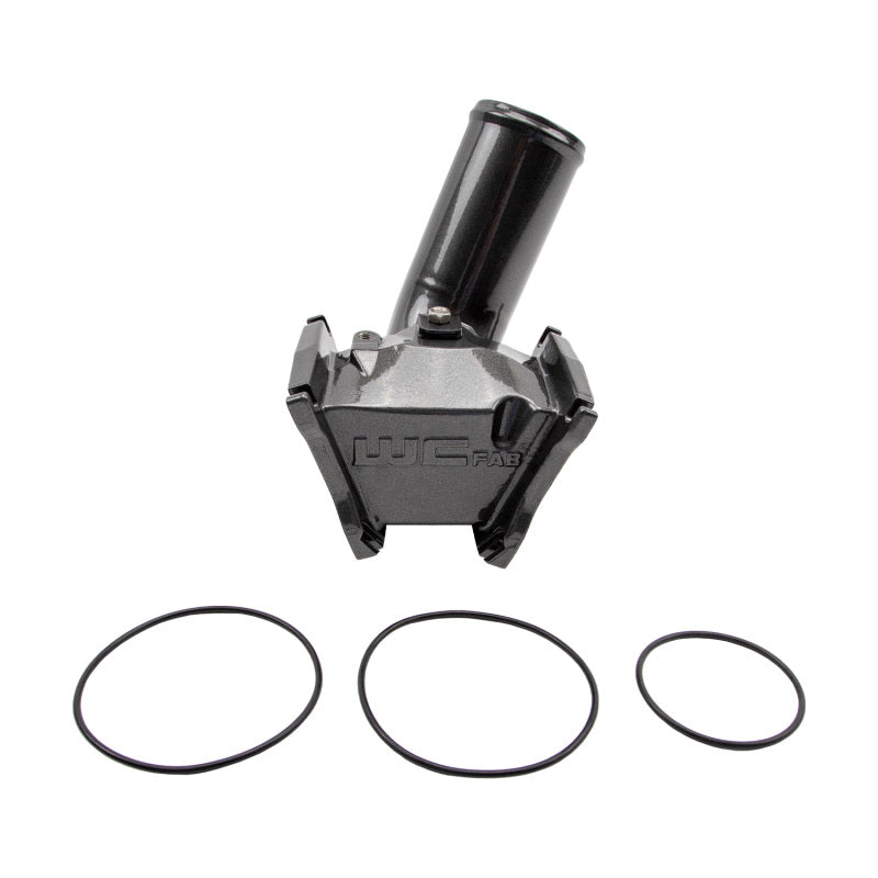 WCF Y-Bridge Kit - Wehrli Chevrolet LBZ/LMM Duramax 3in Y-Bridge Kit (Bridge Only) - Gloss Black