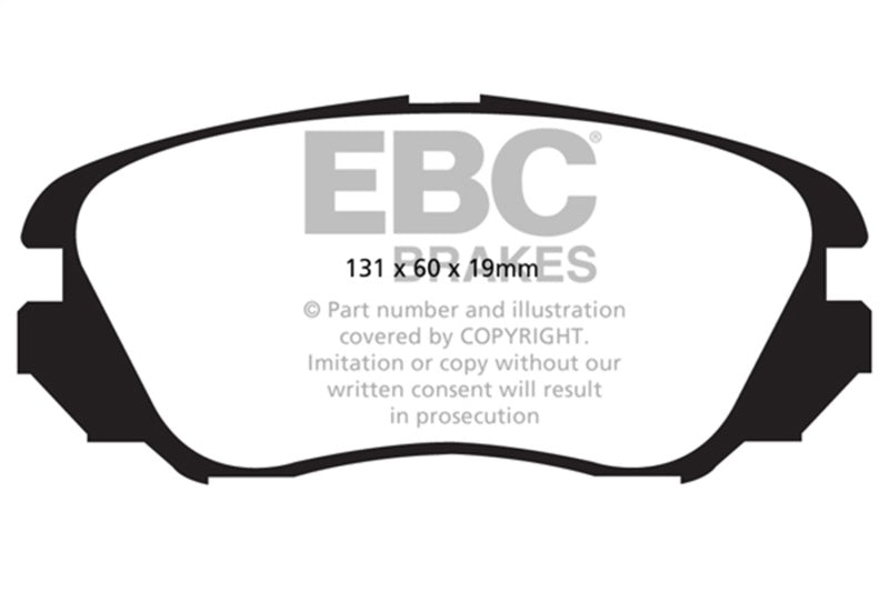 EBC Greenstuff Brake Pad Sets - EBC 10+ Buick Allure (Canada) 3.0 Greenstuff Front Brake Pads