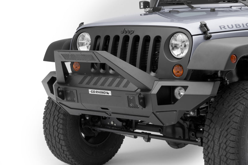 GOR Trailine Bumper - Go Rhino 07-20 Jeep Wrangler JL/JLU/JK/JKU/Gladiator JT Trailline 30 Light Mount Bar