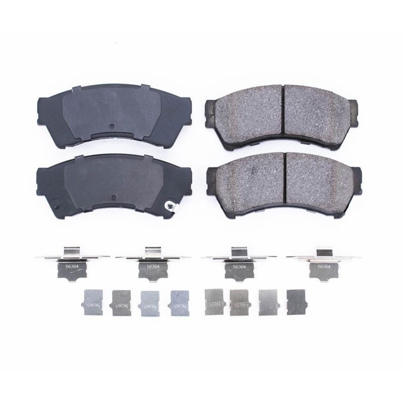 PSB Z17 Evolution Brake Pads - Power Stop 06-12 Ford Fusion Front Z17 Evolution Ceramic Brake Pads w/Hardware