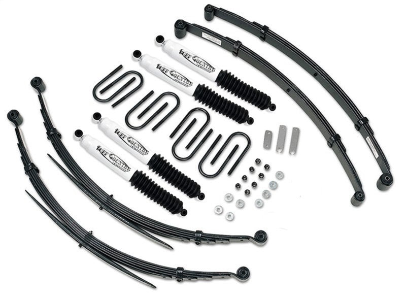 TUF Lift Kits - Tuff Country 88-91 Chevy Blazer 4X4 3in Lift Kit EZ-Ride (w/52in Rear Springs SX8000 Shocks)