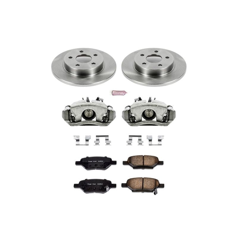 PSB Autospecialty Kit w/Cals - Power Stop 05-08 Chevrolet Cobalt Rear Autospecialty Brake Kit w/Calipers