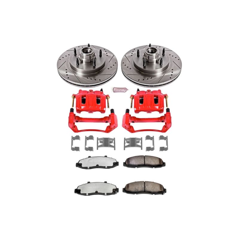 PSB Z36 Truck & Tow Kit - Power Stop 99-00 Ford F-150 Front Z36 Truck & Tow Kit w/Cals