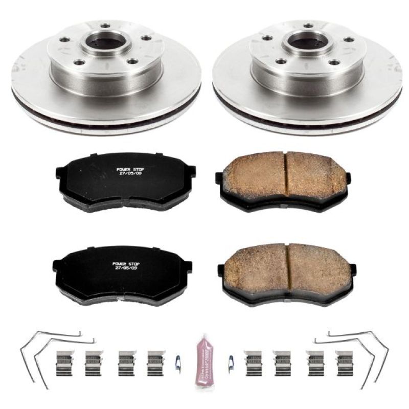 PSB Autospecialty Kit - Power Stop 90-91 Mazda 929 Front Autospecialty Brake Kit