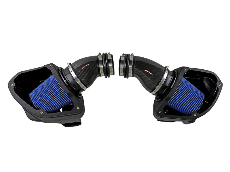 AFE Black Series Stage-2 Carbon Fiber Cold Air Intakes - aFe Momentum Black Series Carbon Fiber Pro 5R Air Intake System BMW M5 (F90) 18-19
