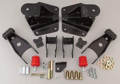 BT Shackle Kit - Belltech SHACKLE AND HANGER KIT 95-99 Tahoe/Yukon 4 door 4inch