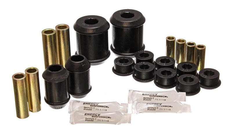 ES Cntrl Arm Bushings - Black - Energy Suspension 00-04 Mitsubishi Eclipse FWD Black Rear Control Arm Bushing Set