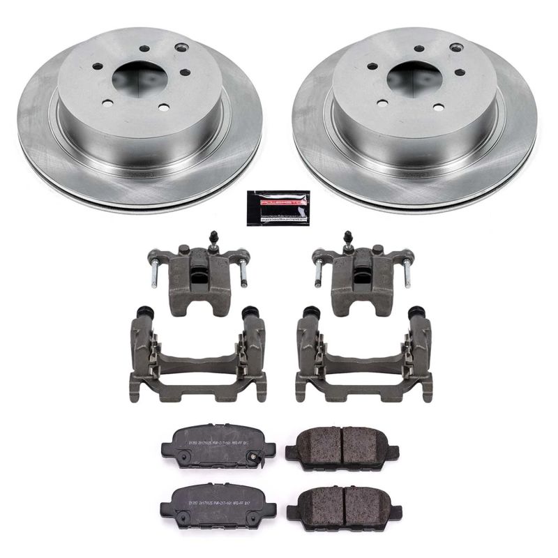 PSB Autospecialty Kit w/Cals - Power Stop 18-19 Infiniti Q50 Rear Autospecialty Brake Kit w/Calipers