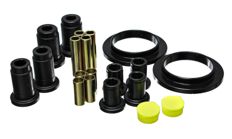 ES Cntrl Arm Bushings - Black - Energy Suspension Tow Package Front Control Arm Bearing Set - Black