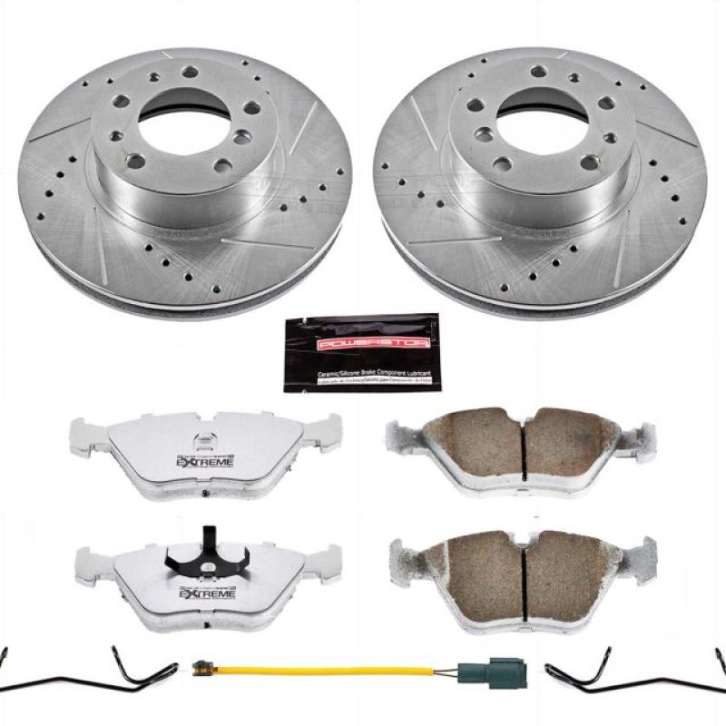 PSB Z26 Street Warrior Kit - Power Stop 87-89 BMW 735i Front Z26 Street Warrior Brake Kit