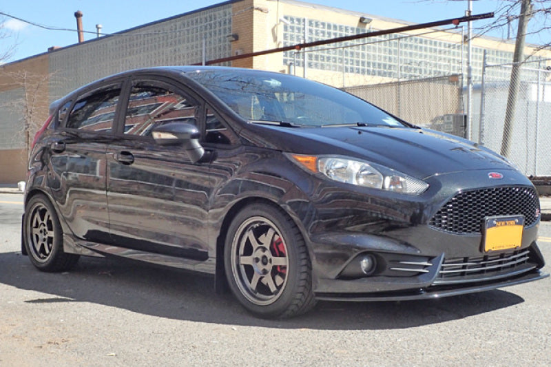 RAL Classic Blk Flap/Silv Logo - Rally Armor 13-19 Ford Fiesta ST Black UR Mud Flap w/Silver Logo