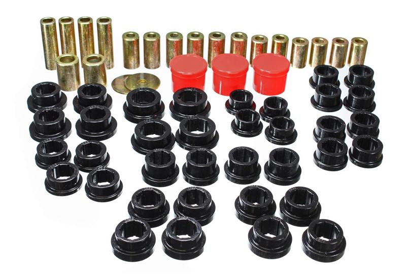 ES Cntrl Arm Bushings - Black - Energy Suspension 02-09 350Z / 03-07 Infiniti G35 Coupe Black Rear Control Arm Bushing Set