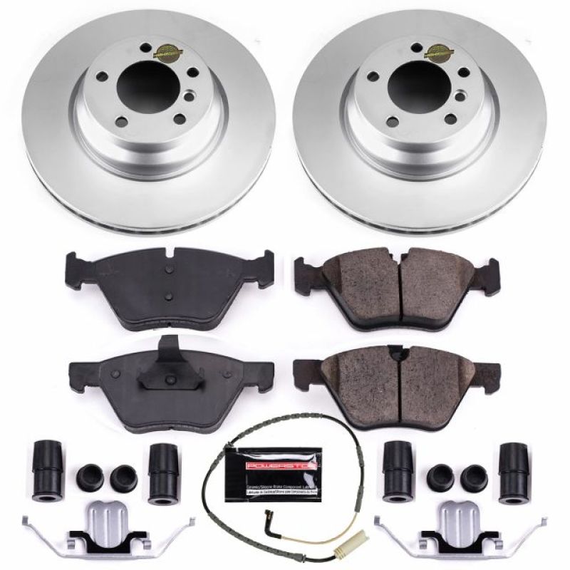 PSB Z23 Evolution Coated Kit - Power Stop 2006 BMW 330xi Front Z23 Evolution Sport Coated Brake Kit