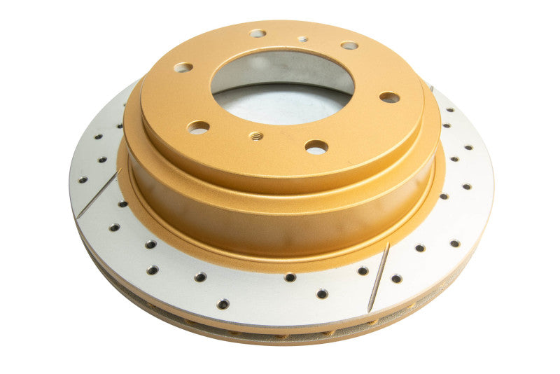 DBA Street Slot&Drill Rotors - DBA 00-06 Mitsubishi Montero Rear Street Series Drilled & Slotted Rotor