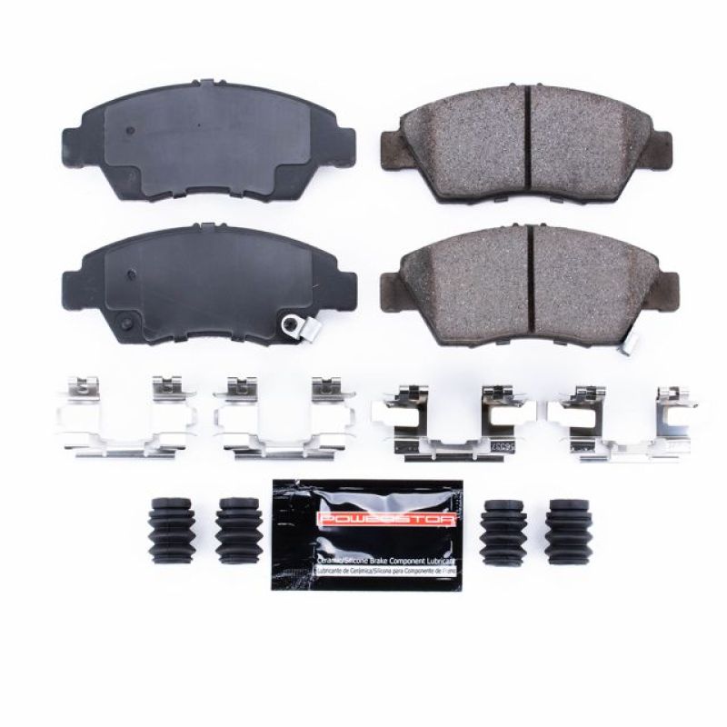 PSB Z23 Evolution Brake Pads - Power Stop 02-06 Acura RSX Front Z23 Evolution Sport Brake Pads w/Hardware