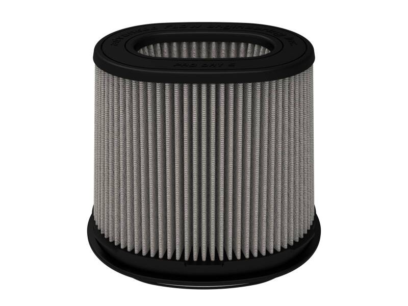 AFE Universal Pro Dry S Filter - aFe MagnumFLOW Pro DRY S Air Filter (6-3/4 x 4-3/4)in F x (8-1/2 x 6-1/2)in B x (7-1/4 x 5)in T