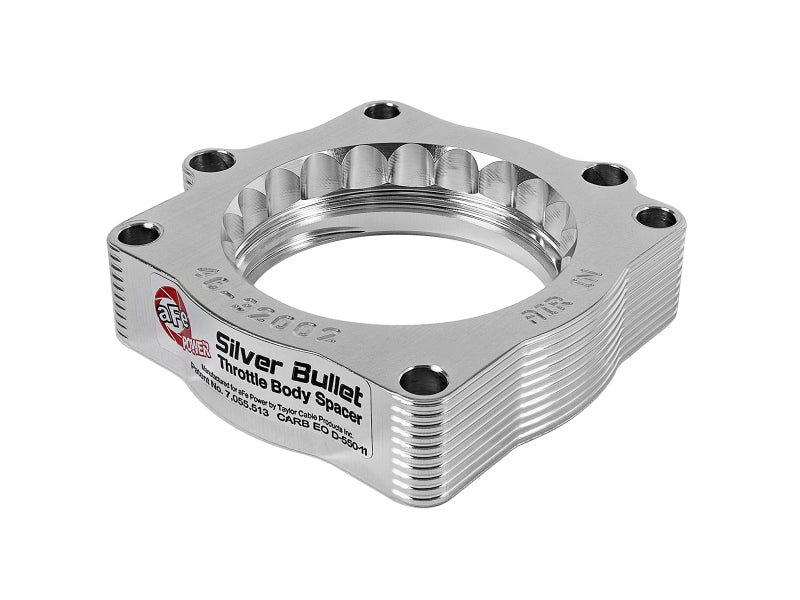 AFE Silver Bullet TBS CARB Approved - aFe Silver Bullet Throttle Body Spacers TBS Dodge Ram 03-08 V8-5.7L (Works w/ 5x-10382 only)