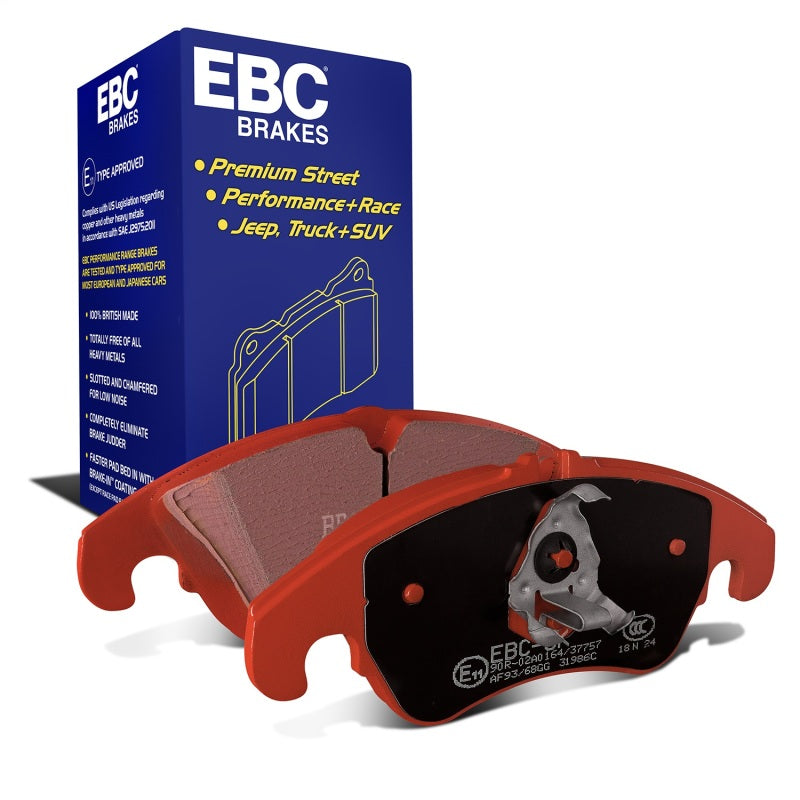 EBC Redstuff Brake Pad Sets - EBC 09-11 Audi A4 2.0 Turbo Redstuff Front Brake Pads