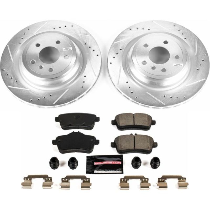 PSB Z23 Evolution Kit - Power Stop 2016 Mercedes-Benz GLE300d Rear Z23 Evolution Sport Brake Kit