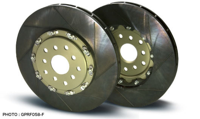 PM SCR Rotor - Project Mu SCR-GT Rotor 2Piece Front - Mitsubishi Lancer Evolution CP9A/CT9A Alumite