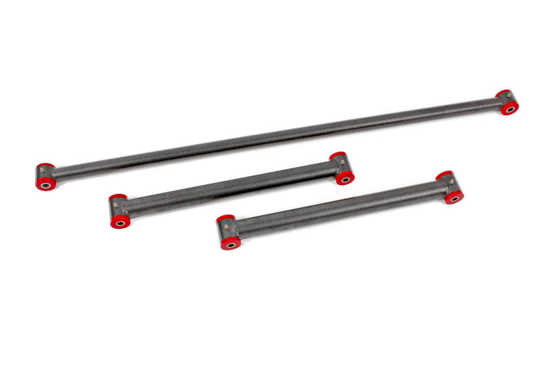 BMR Suspension Arm Kits - BMR 82-02 3rd Gen F-Body On-Car Adj. Rear Suspension Kit (Polyurethane) - Black Hammertone