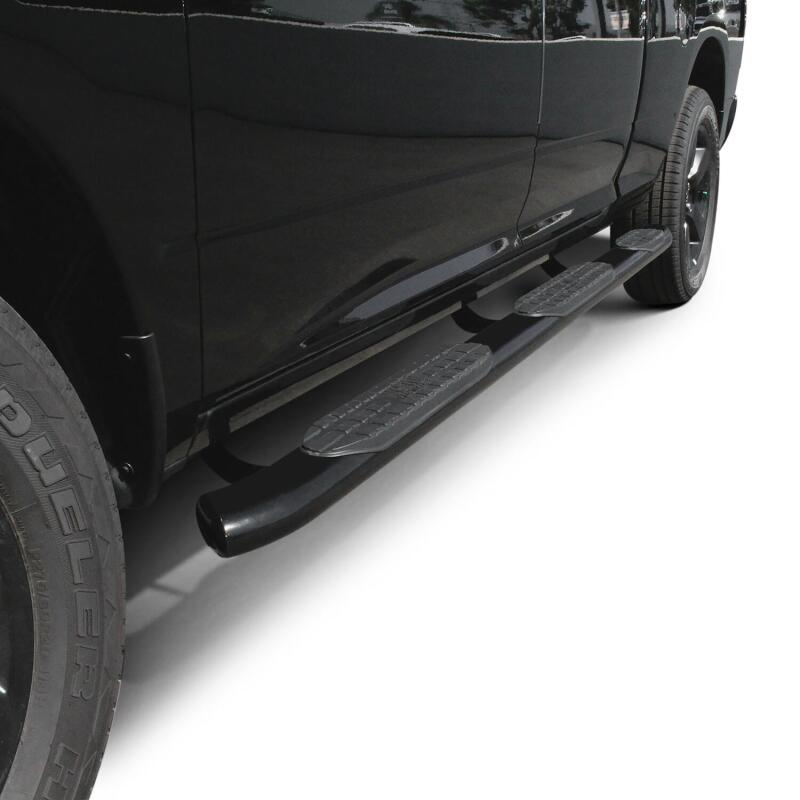 WES Nerf Bars - PRO TRAXX 5 - Westin 2009-2018 Ram/Dodge 1500 Quad Cab (6.5 ft Bed) PRO TRAXX 5 WTW Oval Nerf Step Bars - Black
