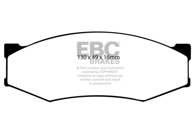 EBC Greenstuff Brake Pad Sets - EBC 90-93 Infiniti M30 3.0 Greenstuff Front Brake Pads