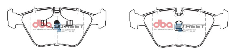 DBA Street Series Brake Pads - DBA 90-06 Audi 200 (w/ATE Brakes) Front Street Series Brake Pads