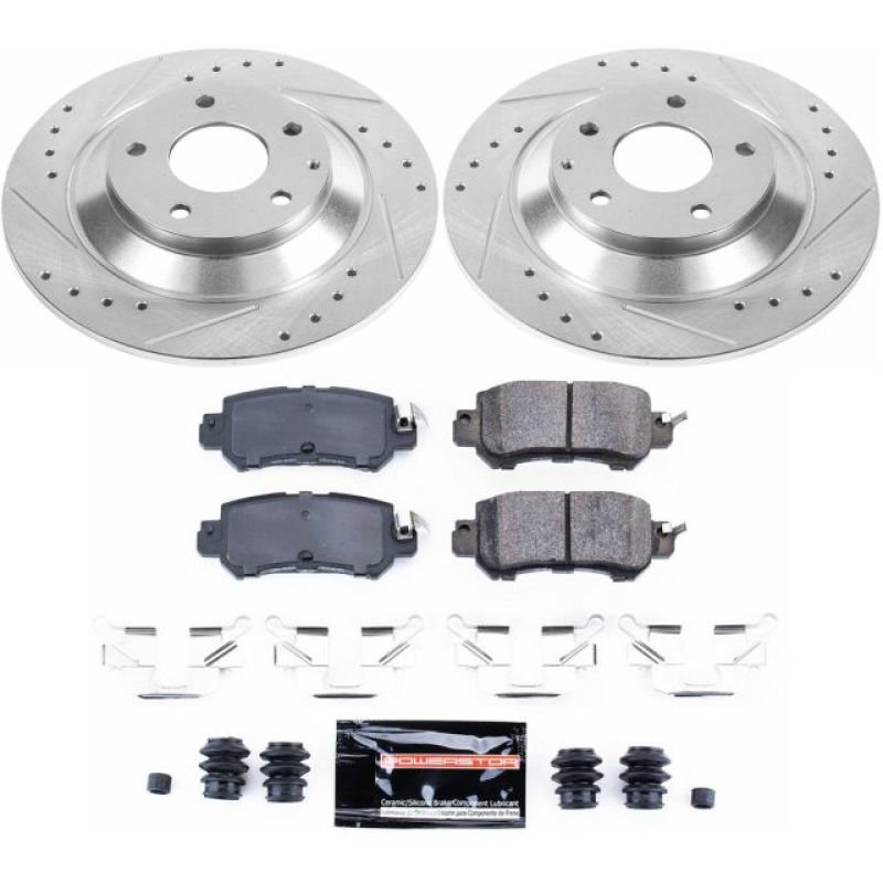 PSB Z23 Evolution Kit - Power Stop 13-15 Mazda CX-5 Rear Z23 Evolution Sport Brake Kit