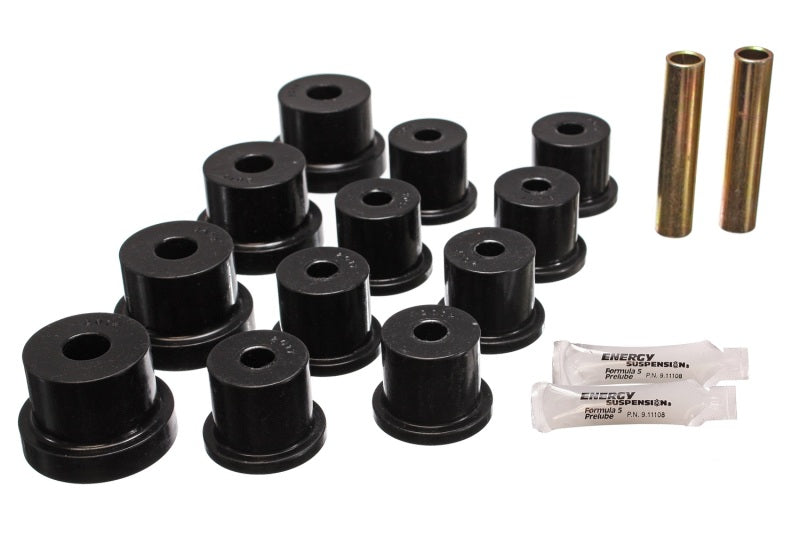 ES Spring/Shackle Bush - Black - Energy Suspension Nova Mono Leaf Spring Bushings - Black