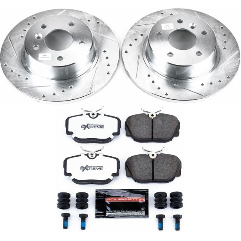PSB Z26 Street Warrior Kit - Power Stop 99-04 Land Rover Discovery Rear Z26 Street Warrior Brake Kit