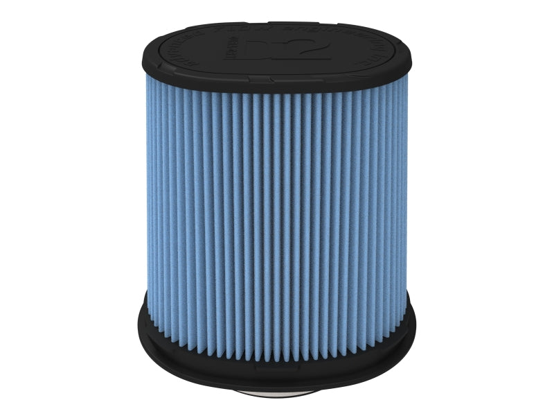 AFE Universal D2 Dura Dry Air Filter - aFe Momentum Intake Replacement Filter w D2 Dura-Dry Media 5in F X (9x7)in B X (7-1/4x5)in T X 9in H