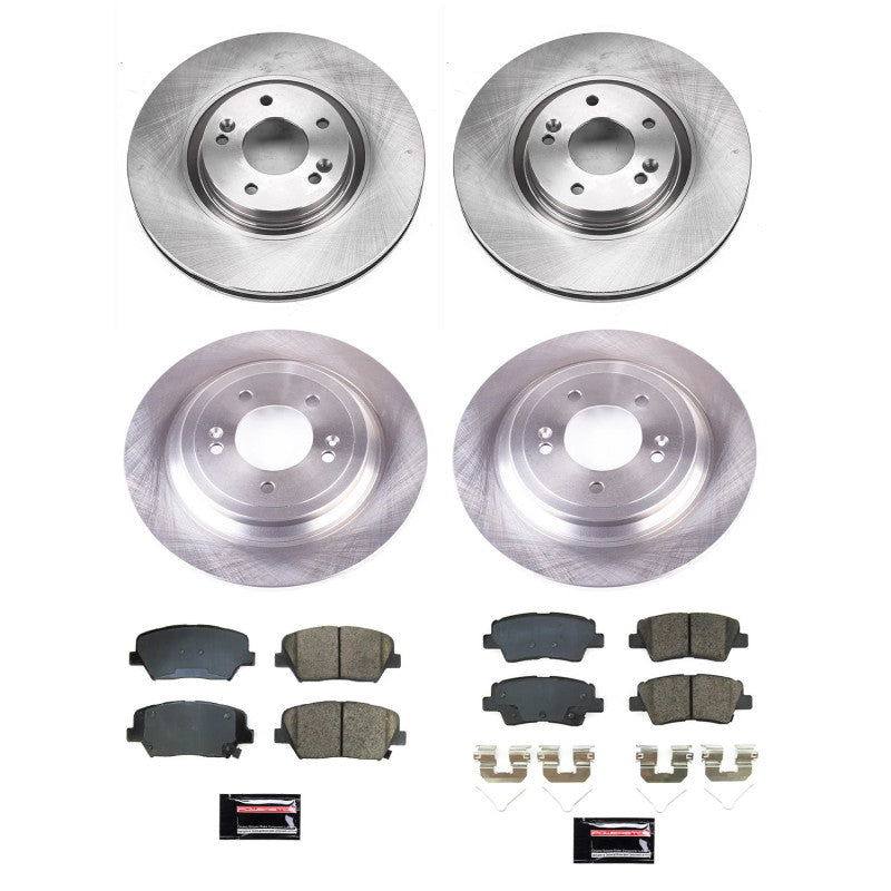 PSB Autospecialty Kit - Power Stop 19-21 Hyundai Nexo Front & Rear Autospecialty Brake Kit
