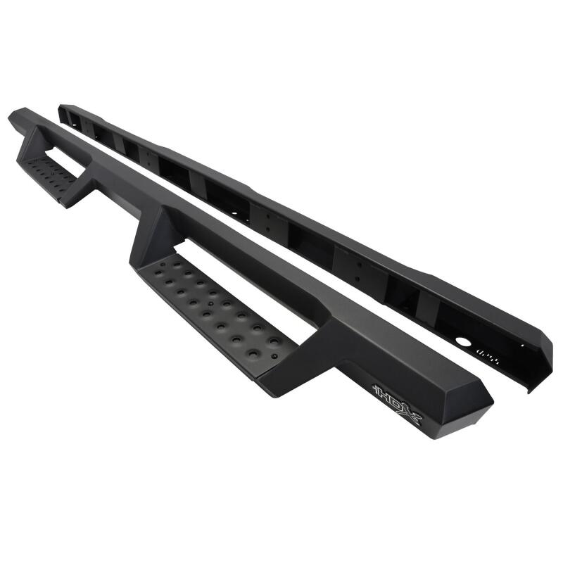 WES Nerf Bars - HDX Drop - Westin/HDX 2022 Toyota Tundra Double Cab Drop Nerf Step Bars - Textured Black