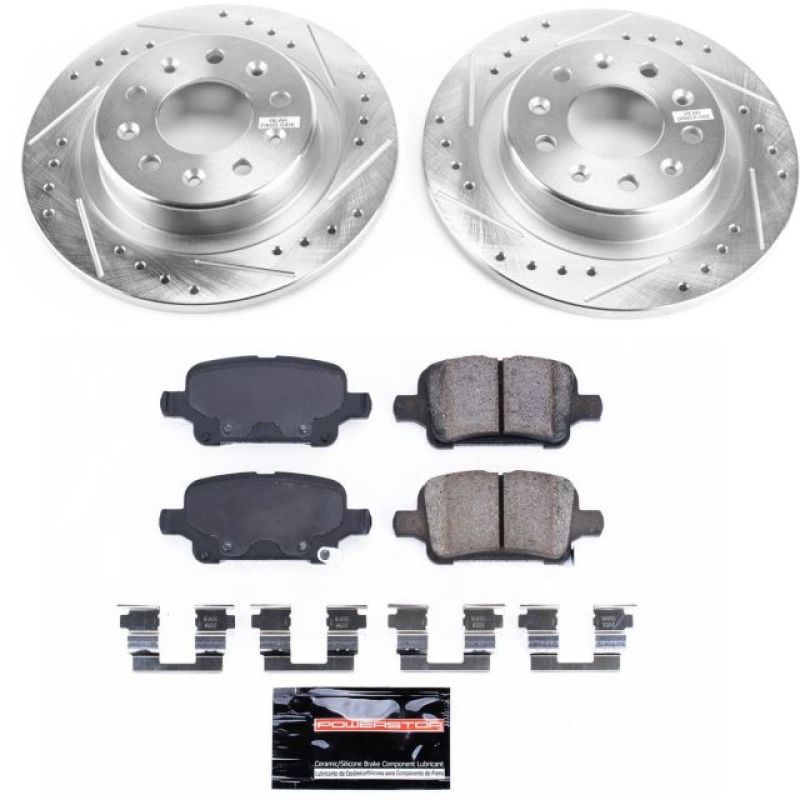 PSB Z23 Evolution Kit - Power Stop 17-19 Buick LaCrosse Rear Z23 Evolution Sport Brake Kit