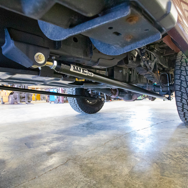 WCF Traction Bar - Wehrli 2011-2022 Ford Power Stroke RCLB/CCSB/SCSB 60in Traction Bar Kit - Cat Yellow
