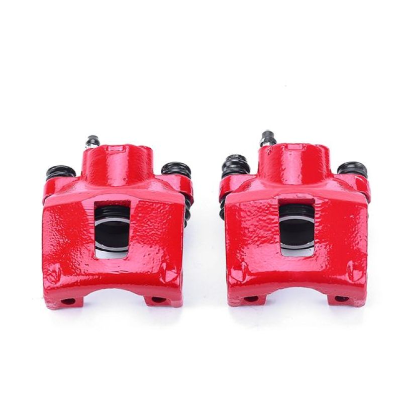 PSB Red Calipers - Power Stop 96-02 Ford Crown Victoria Rear Red Calipers w/o Brackets - Pair
