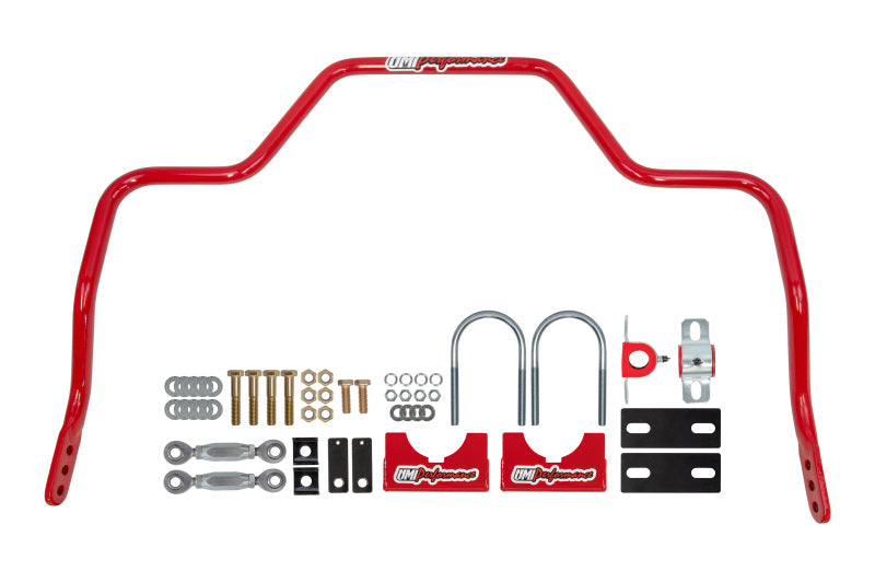 UMI Sway Bars - UMI Performance 15-24 Ford F-150 1in Solid Rear Sway Bar - Red