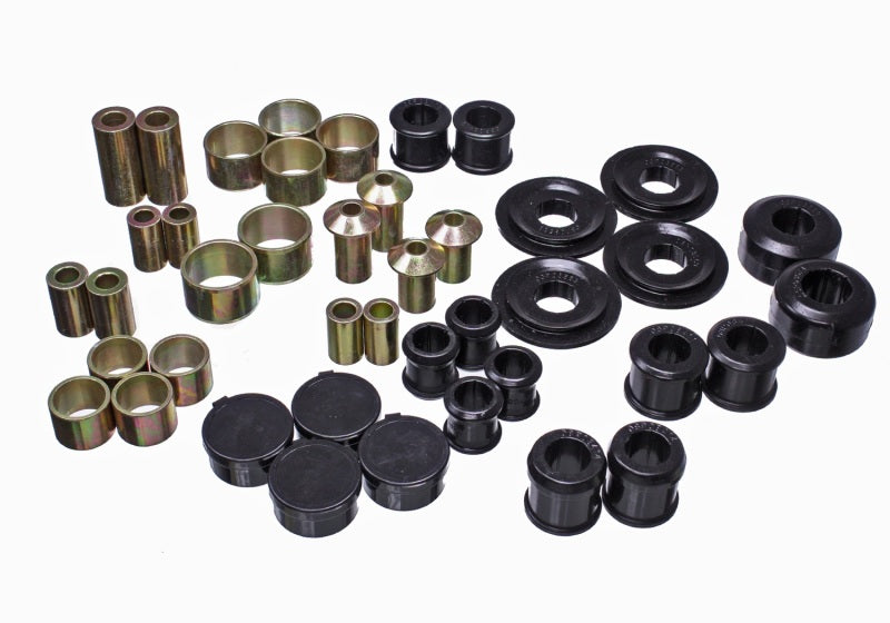 ES Cntrl Arm Bushings - Black - Energy Suspension 2015 Ford Mustang Rear Control Arm Bushing Set - Black