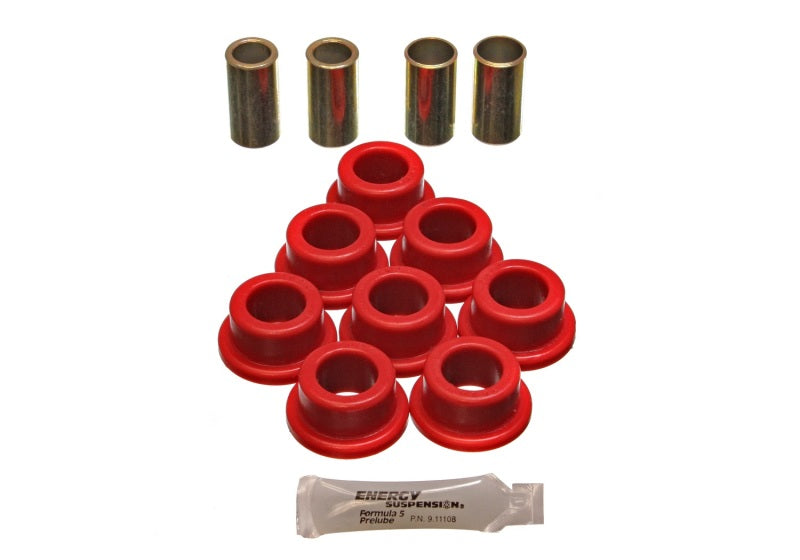 ES Strut Bushings - Red - Energy Suspension 84-87 Chevy Corvette Red Rear Strut Rod Bushing Set