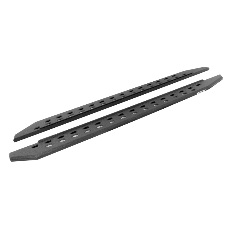 GOR RB20 Slim Running Boards - Go Rhino RB20 Slim Running Boards - Universal 87in. - Bedliner Coating
